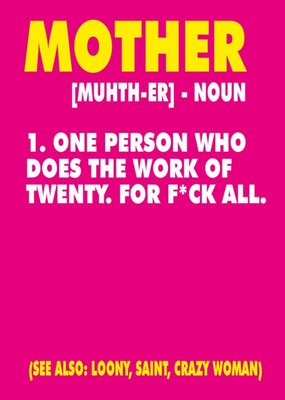 Mother Noun Card