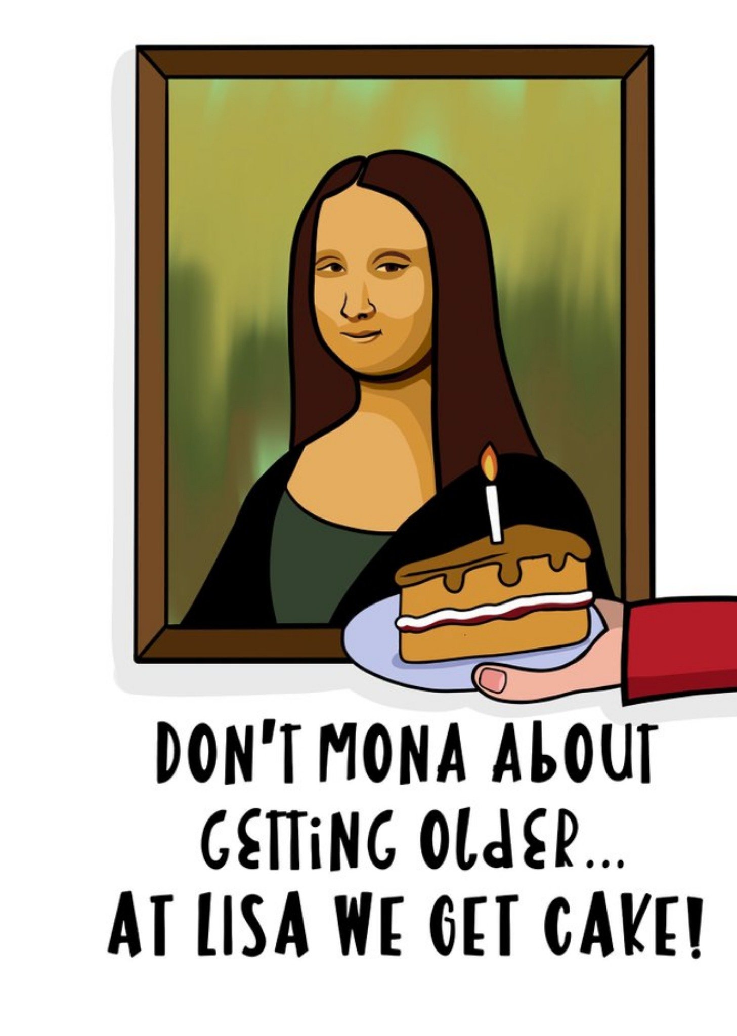 Moonpig Don't Mona About Getting Older Birthday Card Ecard