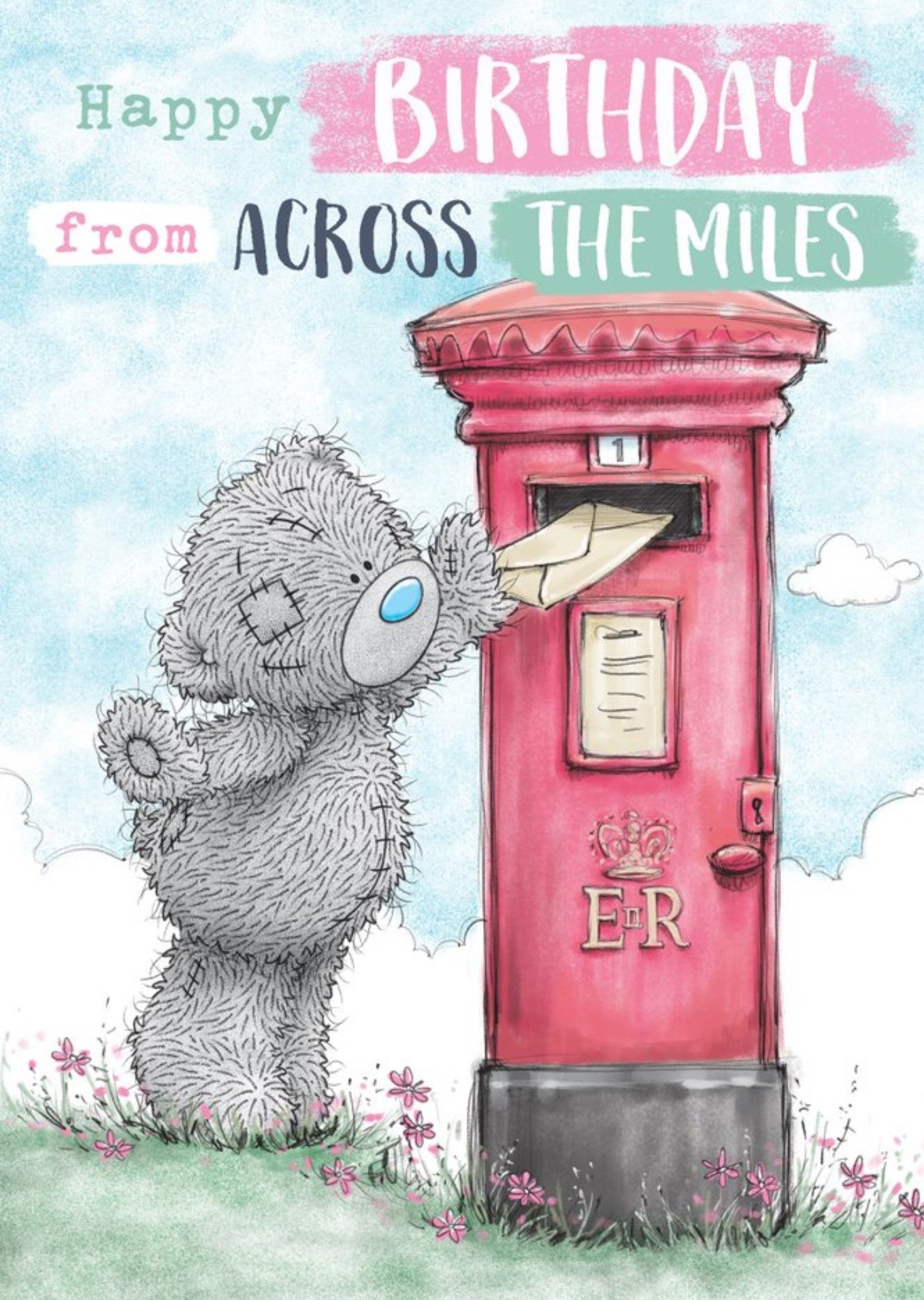 Me To You Tatty Teddy Happy Birthday Across The Miles Birthday Card Ecard