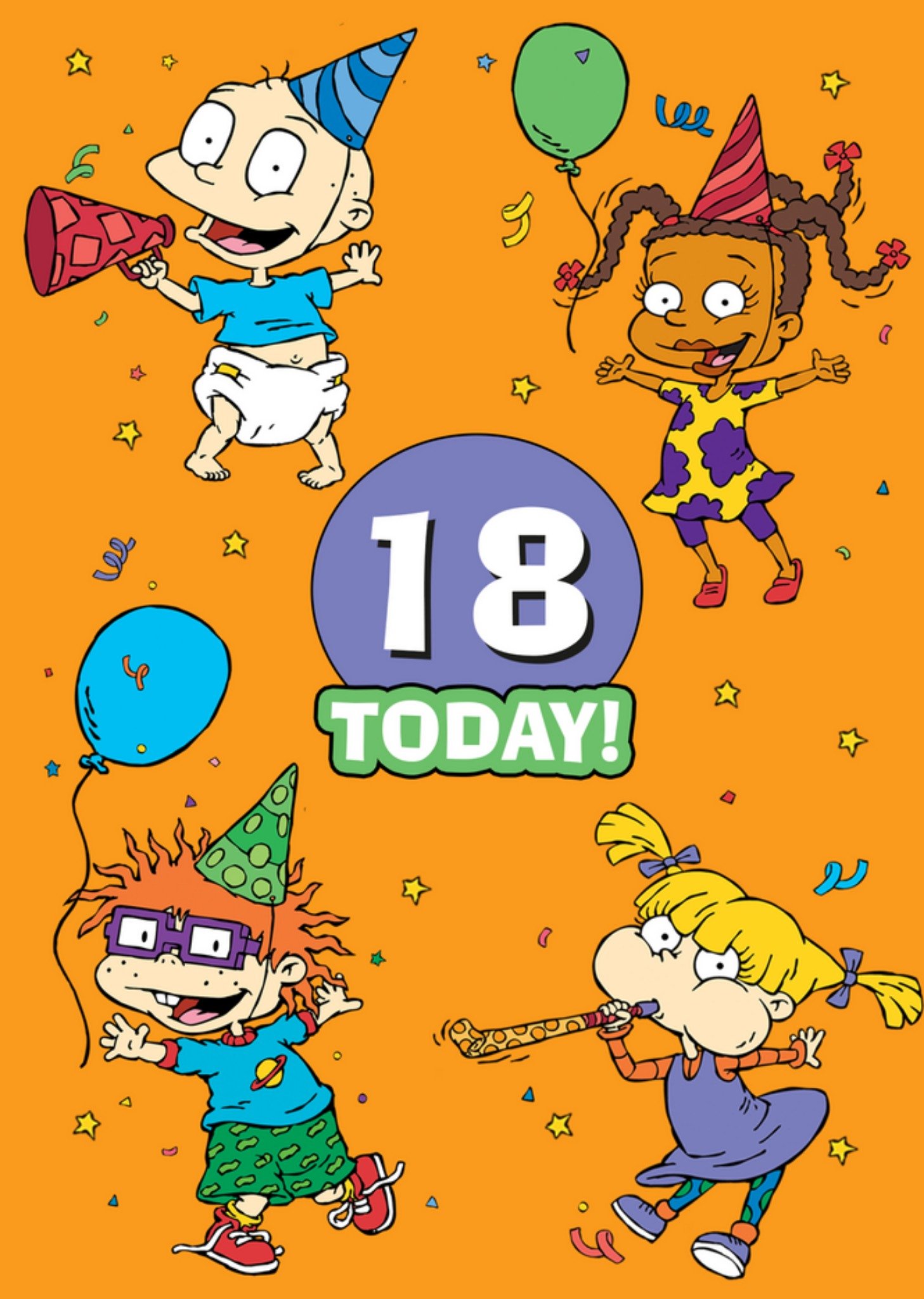 Nickelodeon Rugrats 18 Today Card, Large