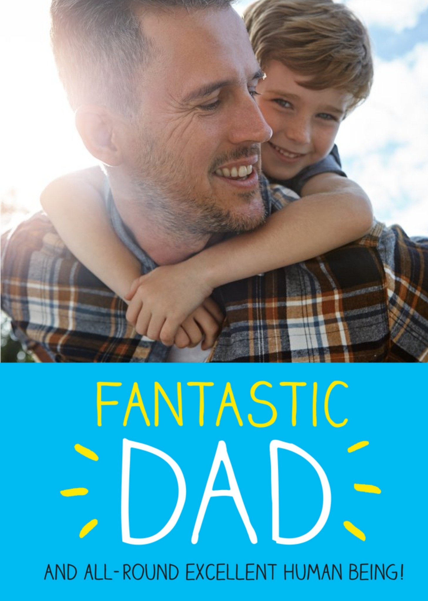 Happy Jackson Fantastic Dad Photo Father's Day Card