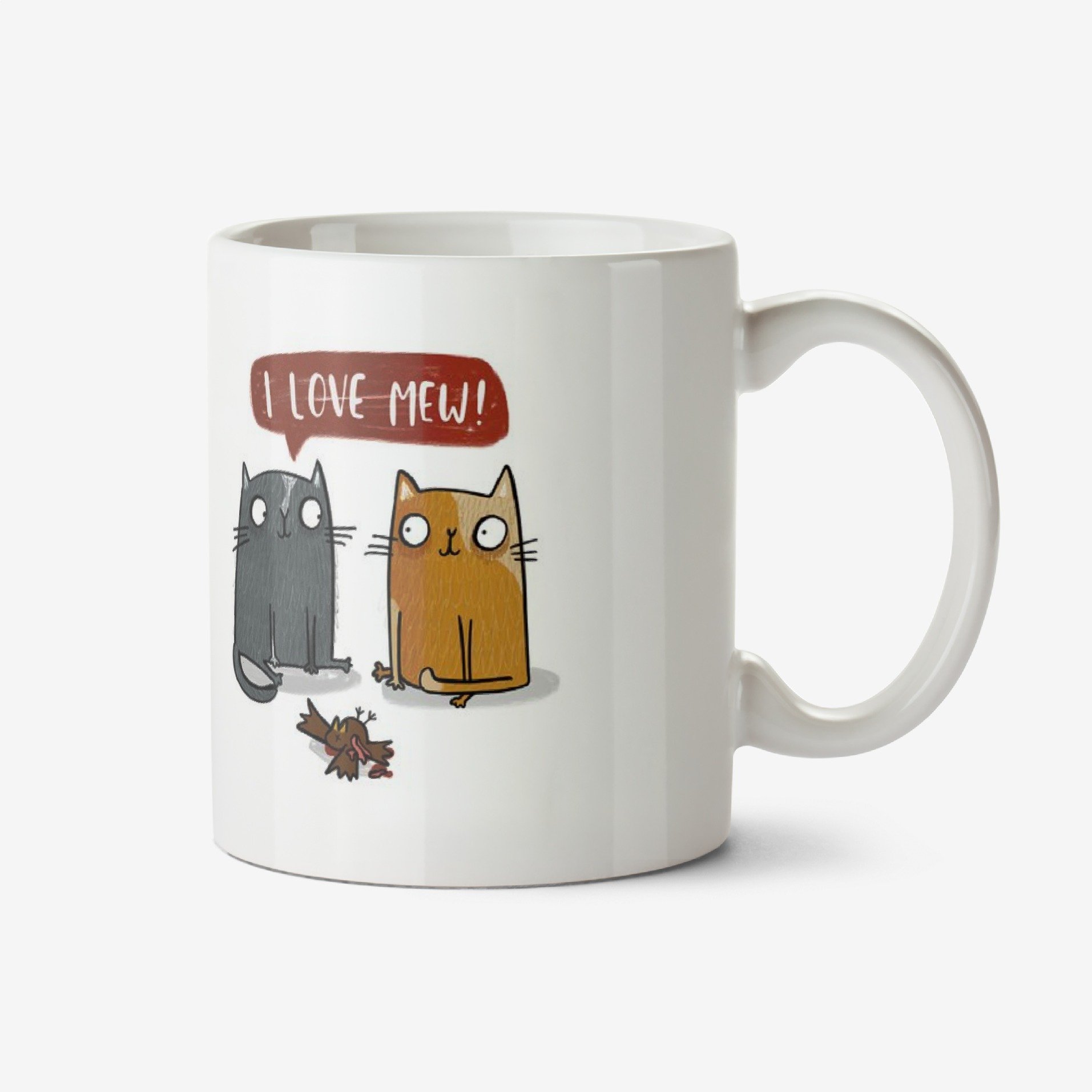 Lucy Maggie 2 Cats I Love Mew Mug Ceramic Mug