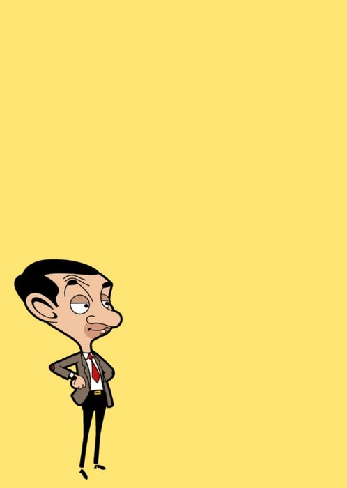 Mr Bean Illustrated 5th Birthday Card | Moonpig