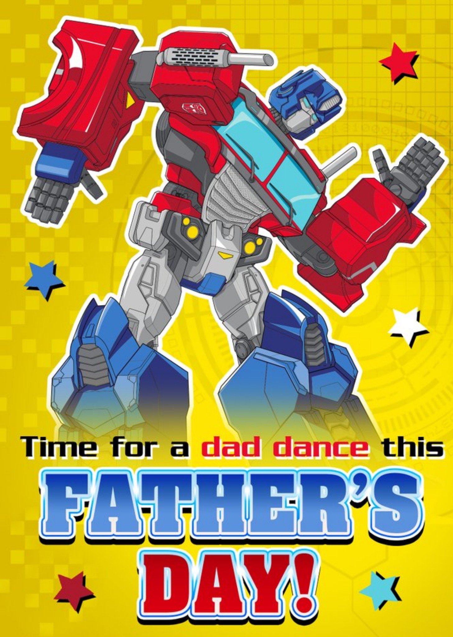 Transformers Time For A Dad Dance Father's Day Card Ecard