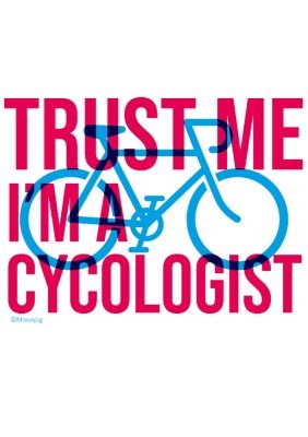 Typographic Trust Me Im A Cycologist T-Shirt