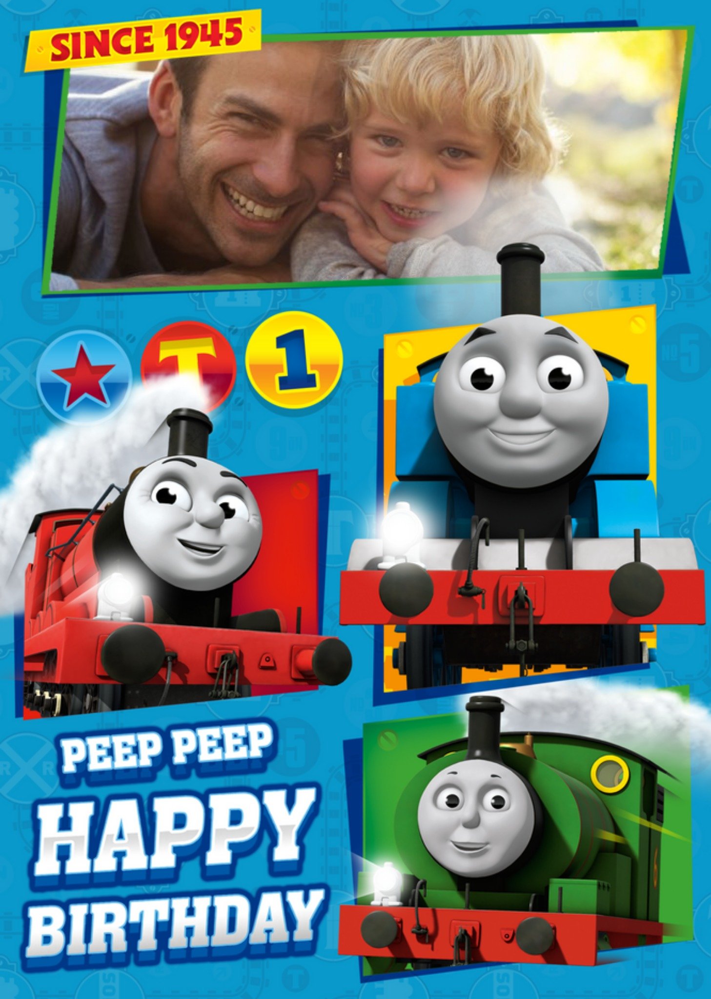 Thomas & Friends Thomas The Tank Engine Birthday Card, Large