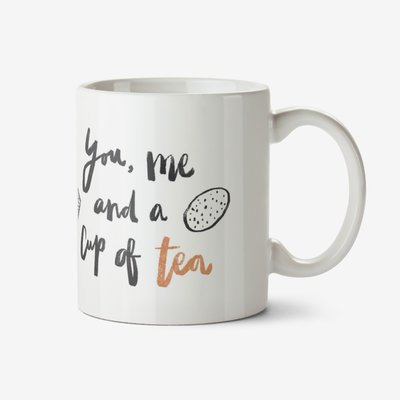 Valentine's Day You, me and a cup of tea - Photo Upload Mug