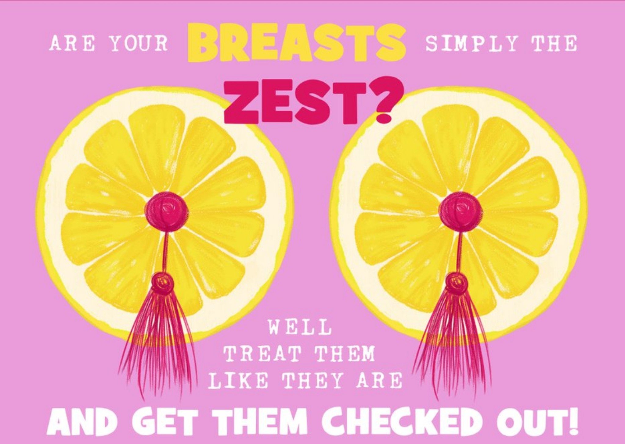 Simply The Zest Breast Cancer Awareness Card Ecard