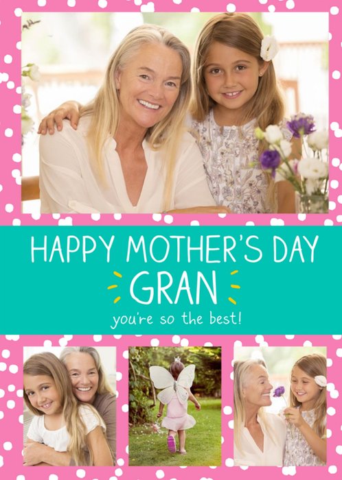 Mother's Day card -  You're so the best! - Photo upload