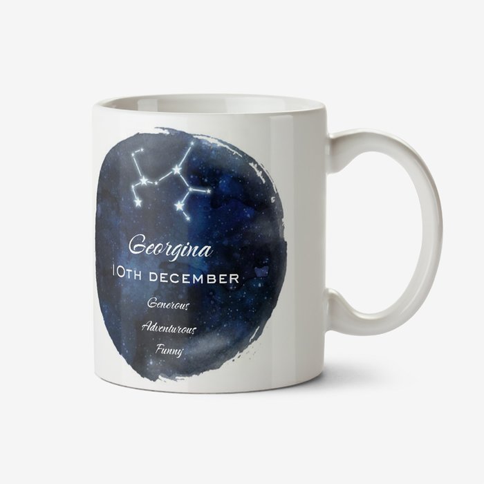Zodiac Personalised Sagittarius Mug
