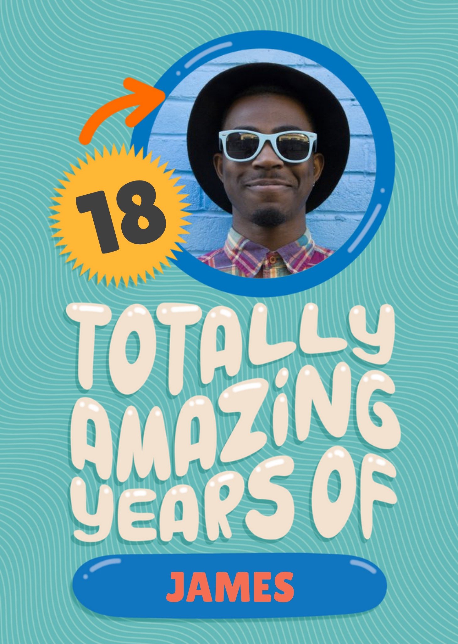 Totally Amazing Years Photo Upload Card Ecard