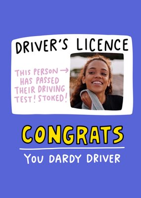 Driver's Licence Photo Upload  Driving Test Card