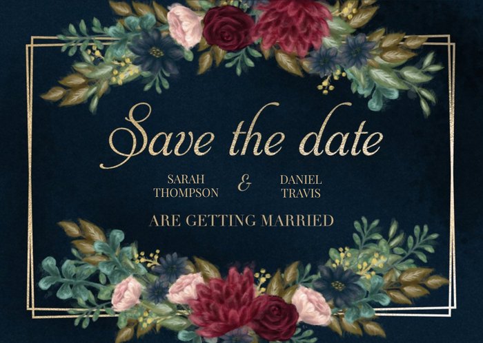Hope Blossoms Wedding Save The Date