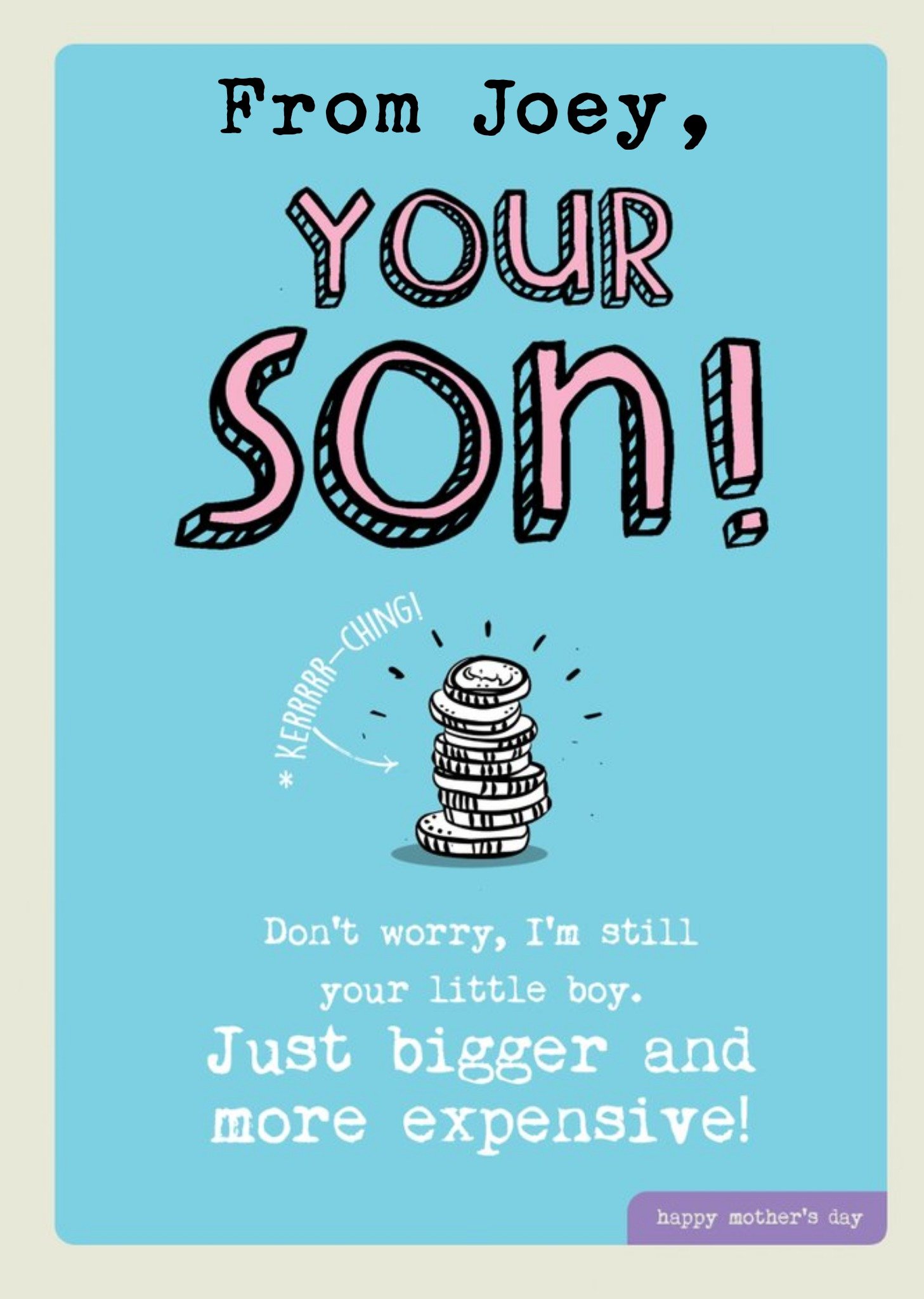 Im Still Your Little Boy Mothers Day Card Ecard