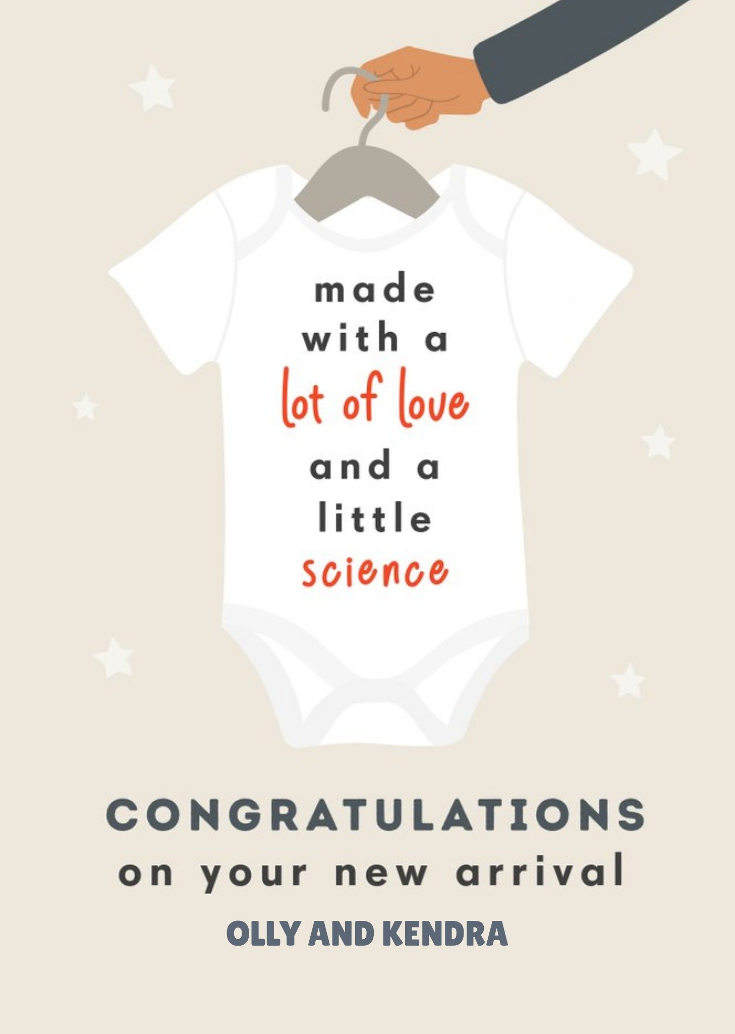 Made With Love And Science Ivf New Baby Card Ecard