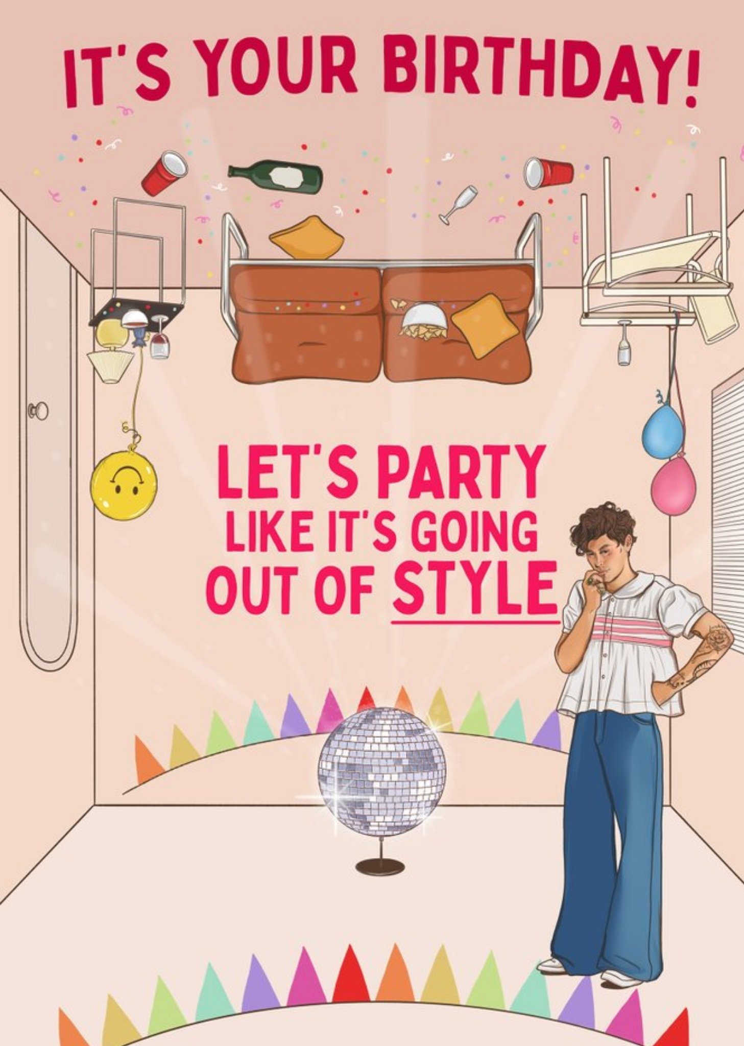 Party Like It's Going Out Of Style Funny Birthday Card Ecard