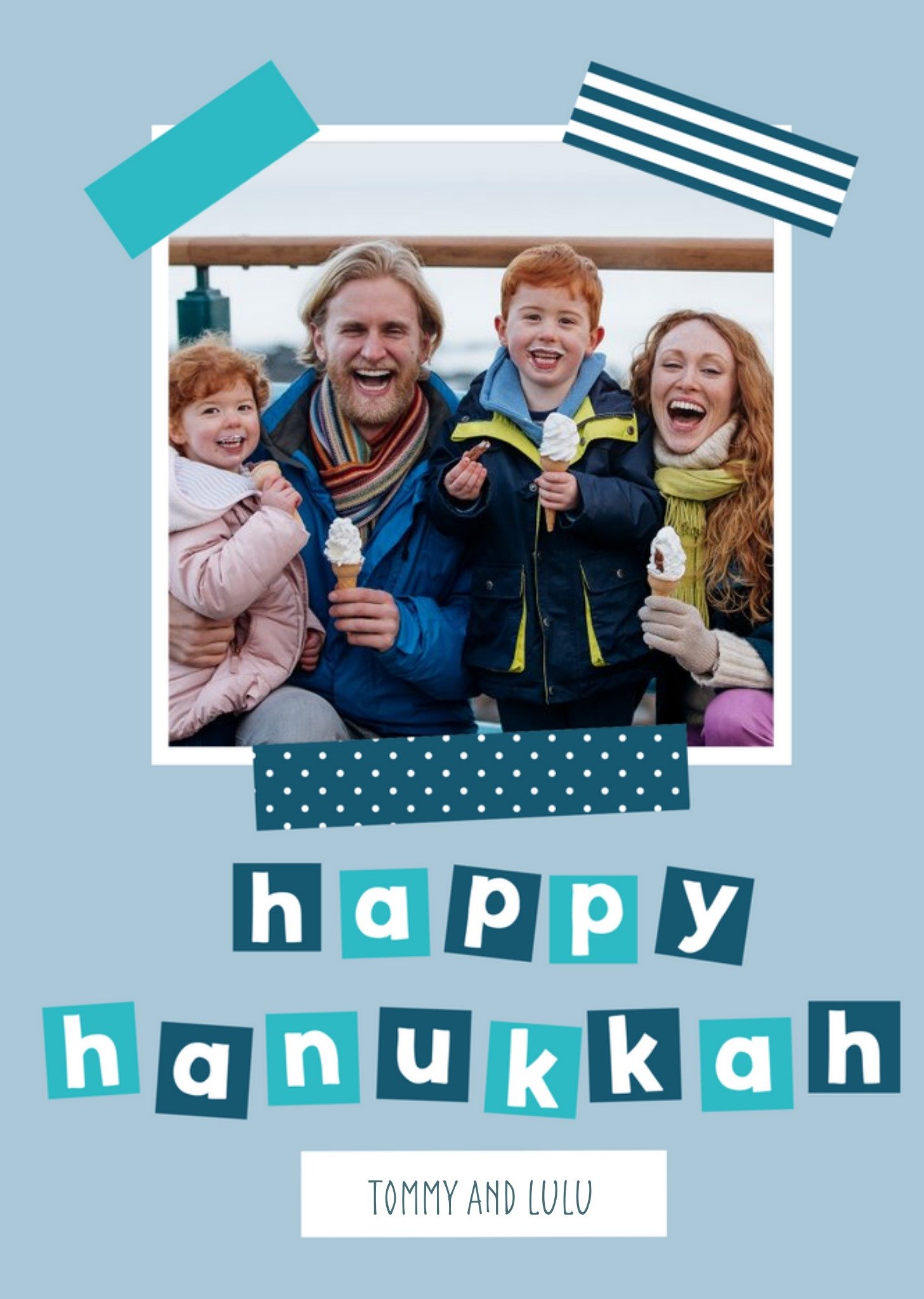 Hanukkah Card - Happy Hanukkah - Jewish Celebrations - Photo Upload Ecard