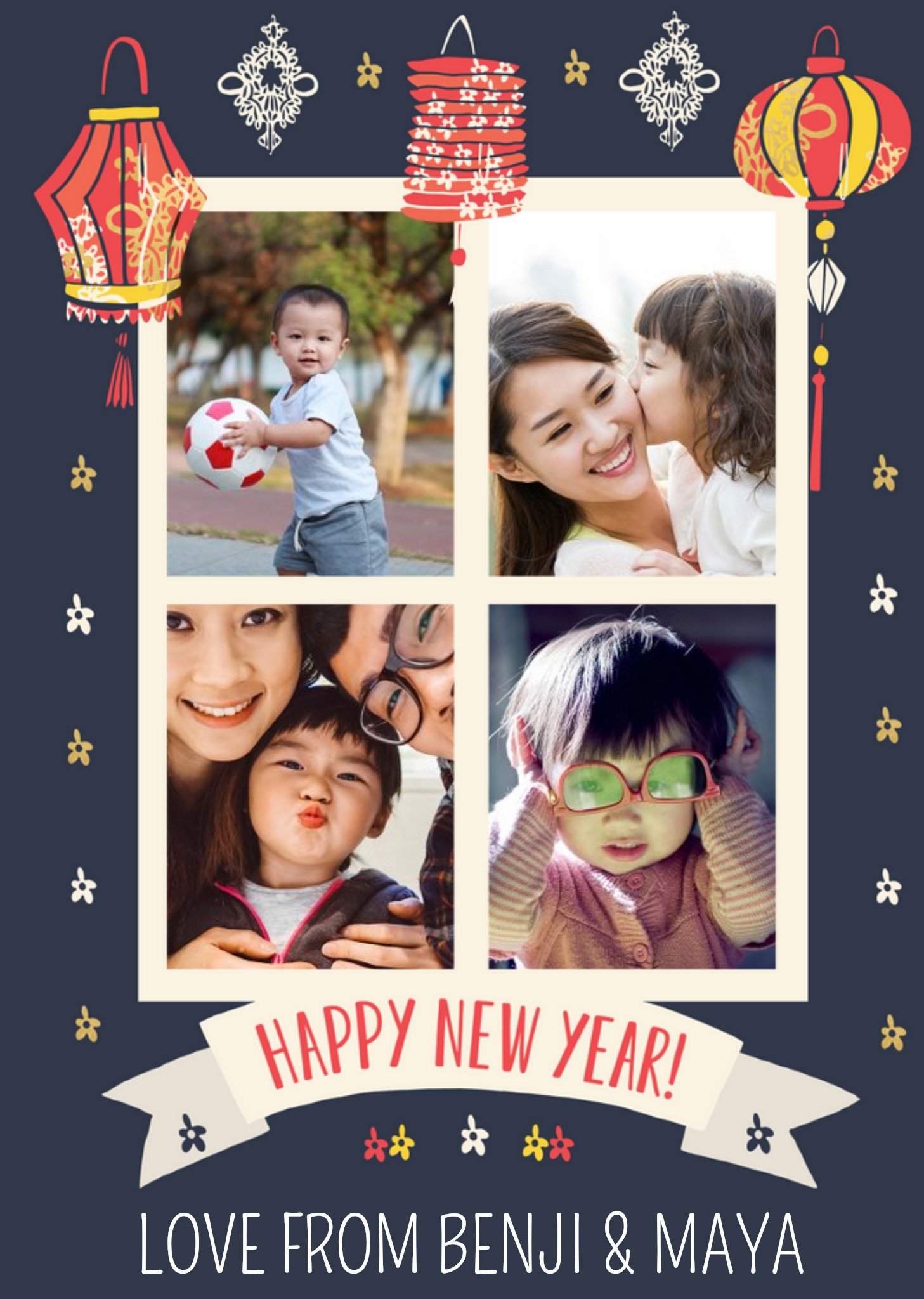 Photo Upload Chinese New Year Card Ecard