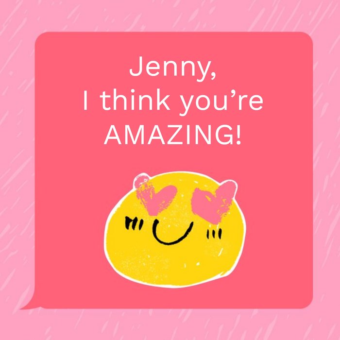 Valentine's Day card - emoji