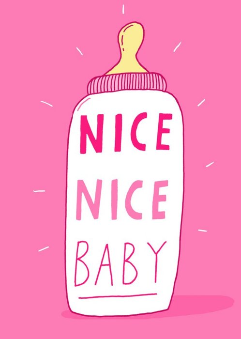 PinkNice Nice Baby Card