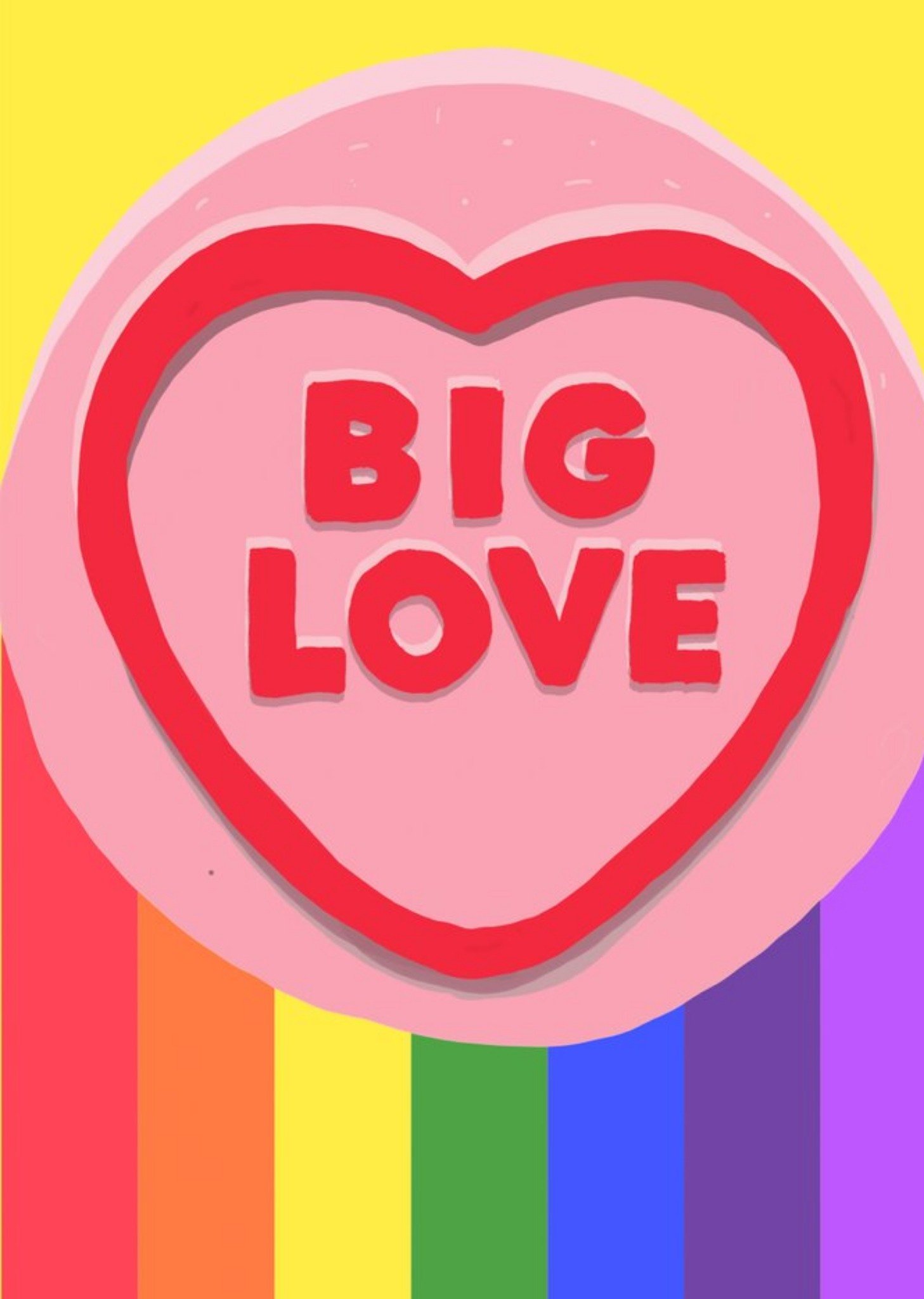 Jolly Awesome Big Love Card, Large