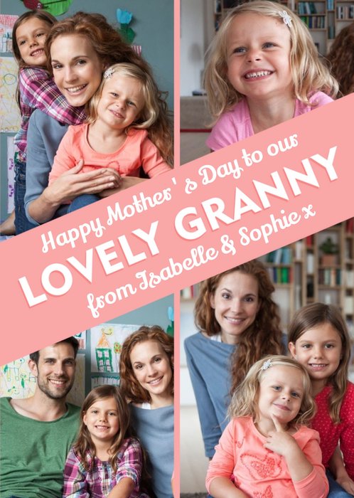 Mother's Day Card - To our lovely Granny - Photo Upload