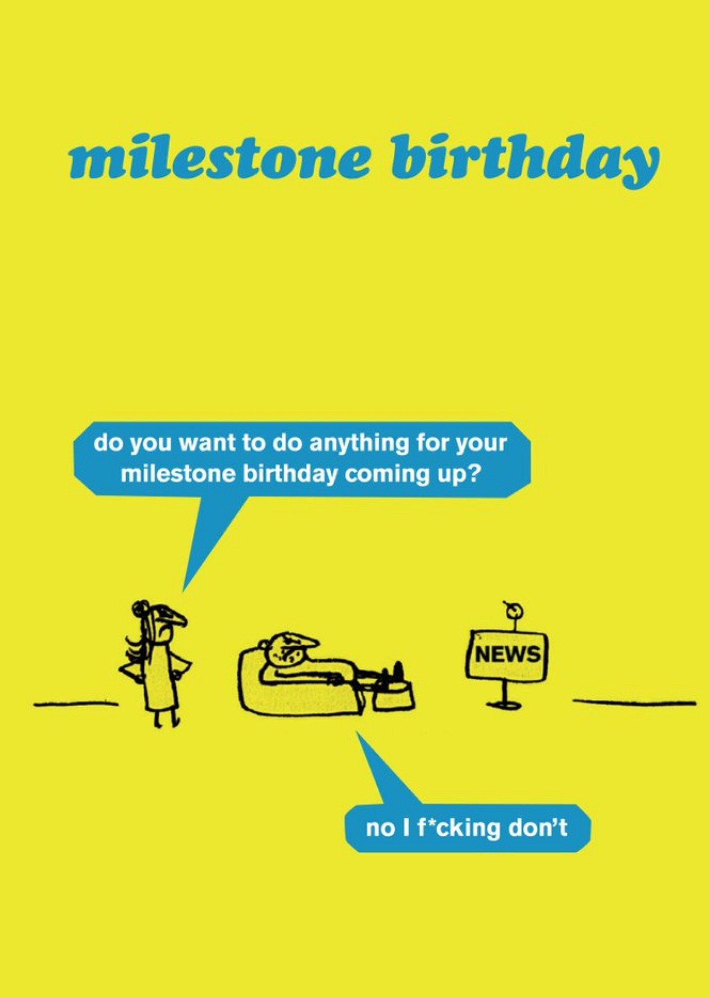 Brainbox Candy Milestone Birthday Card Ecard