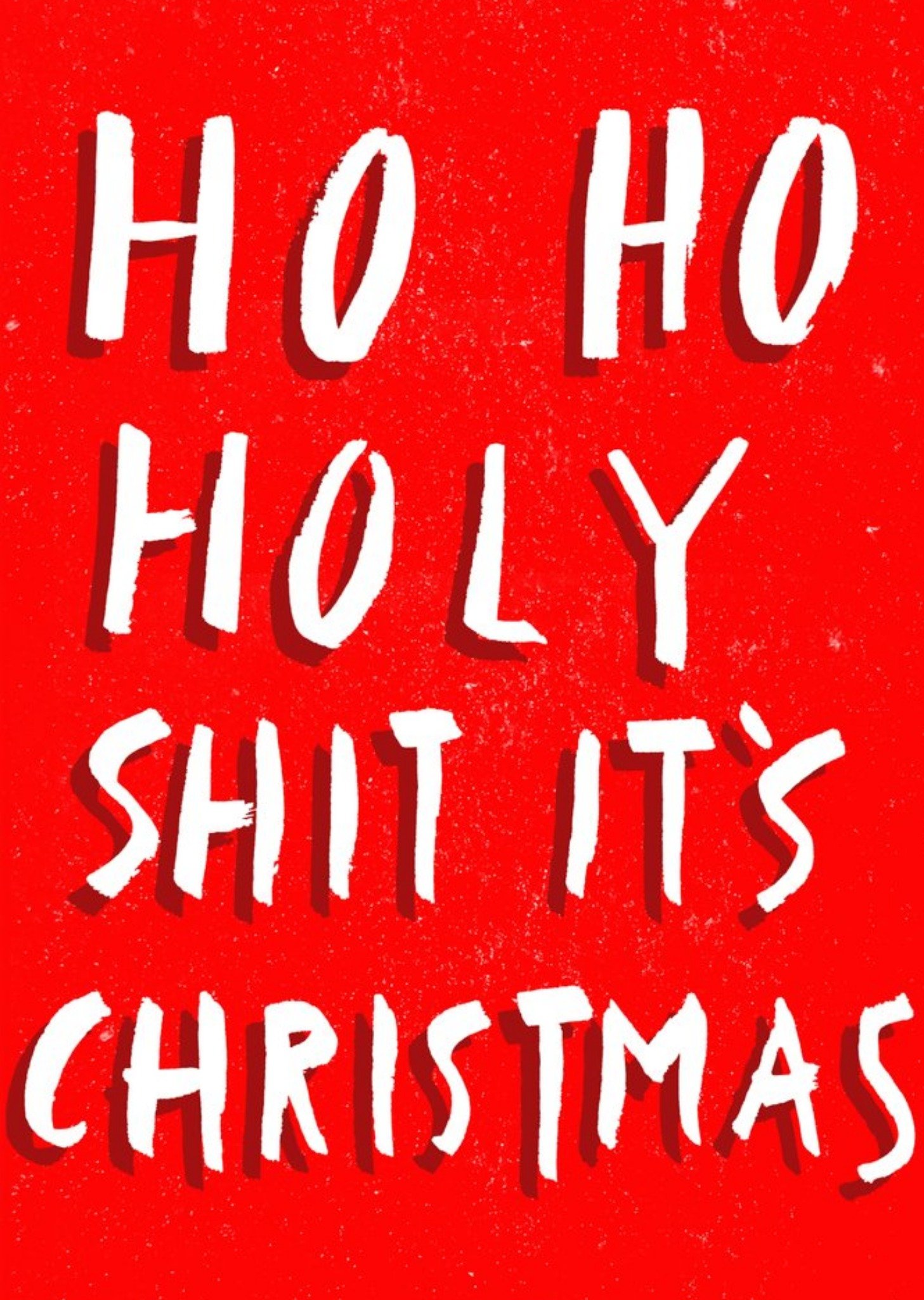 Moonpig Holy Shit Its Christmas Card, Large