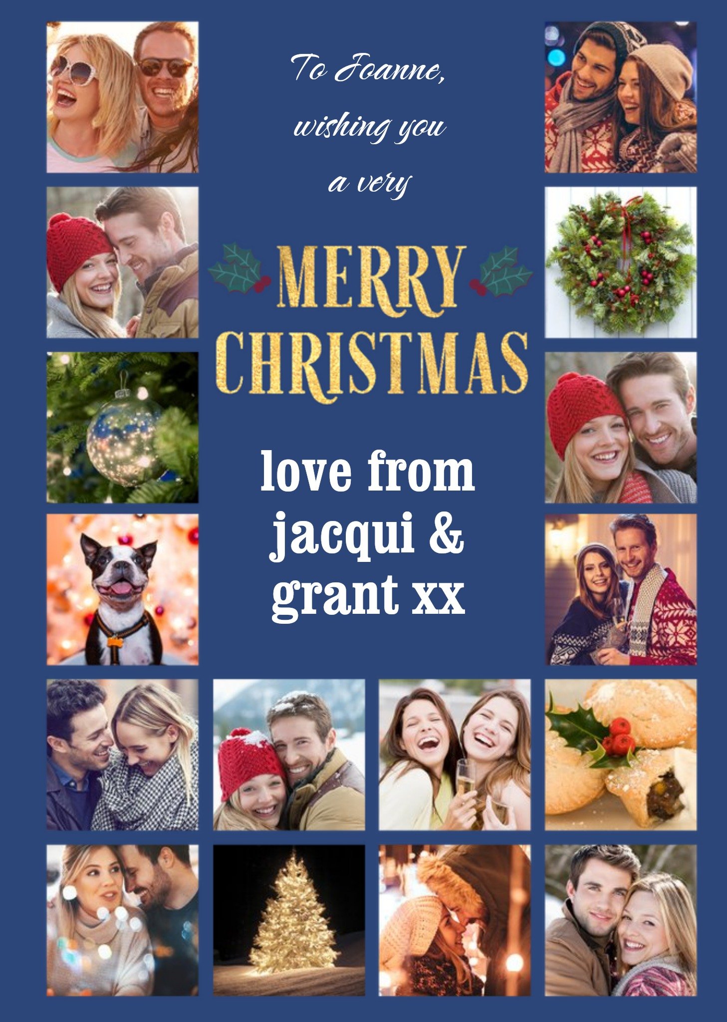 Multi Photo Upload Christmas Card