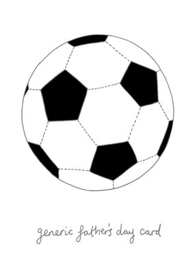 Football Generic Father's Day Card