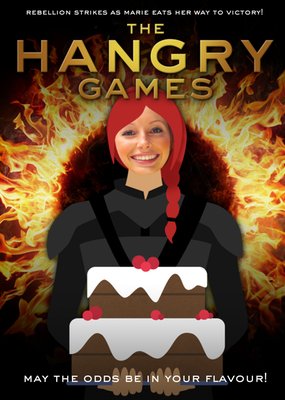 Hunger Games Hangry Games Photo Upload Card