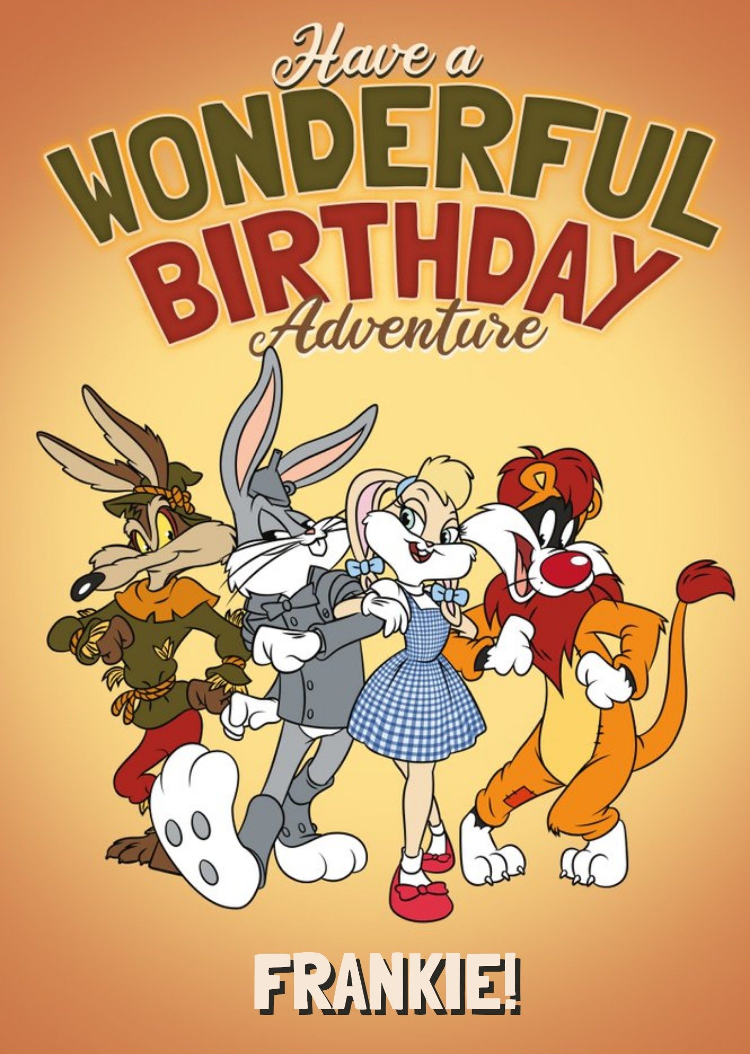 Moonpig Warner Brothers 100 Have Wonderful Birthday Adventure Card Ecard