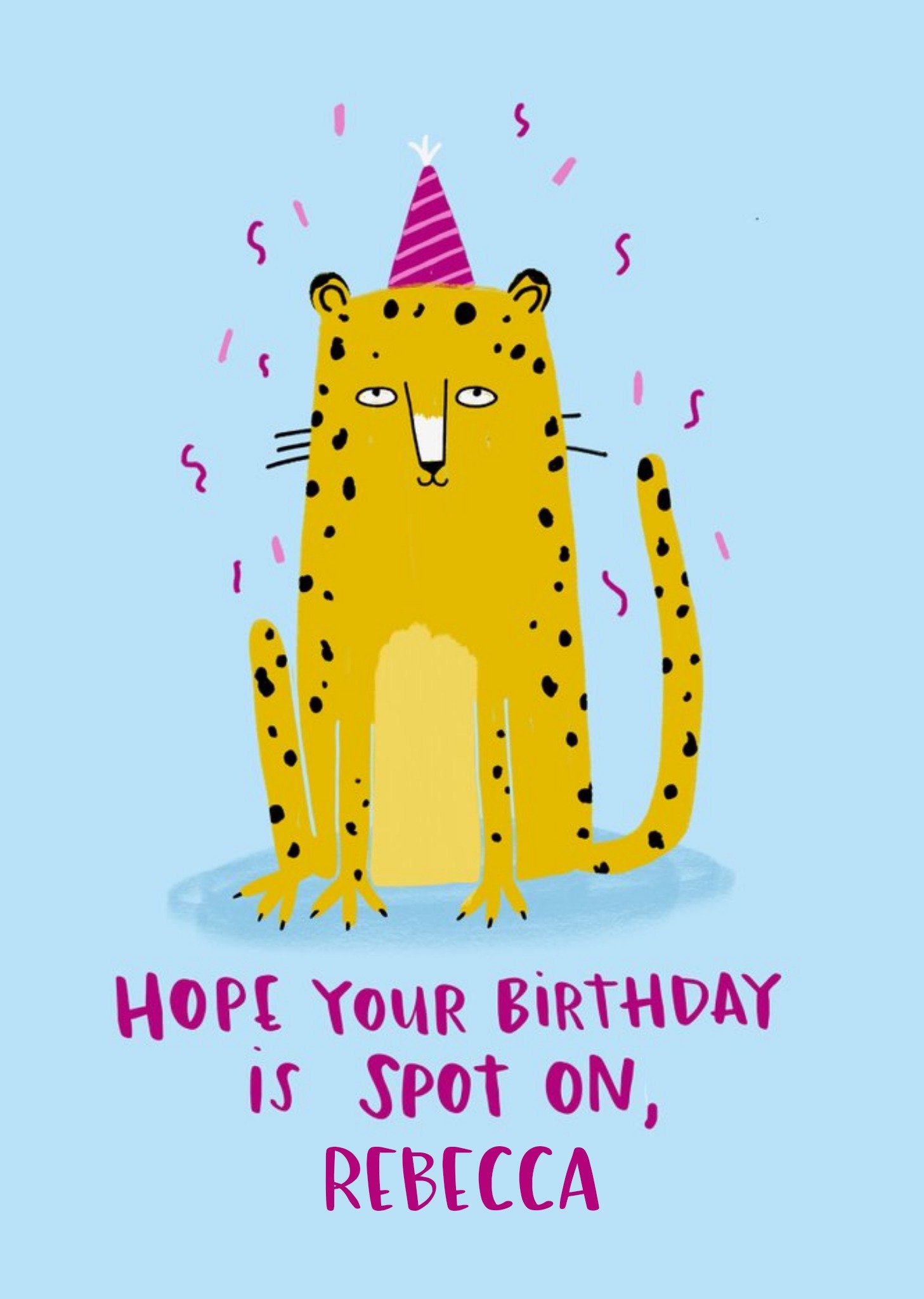 Moonpig Lucy Maggie Hope Your Birthday Is Spot On Birthday Card Ecard