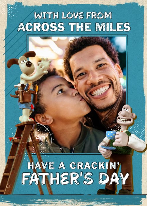 Wallace and Gromit Photo Upload Father's Day Card
