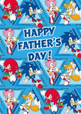 Sega Sonic Characters Father's Day Card
