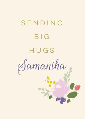 Laura Darrington Sending Big Hugs Card