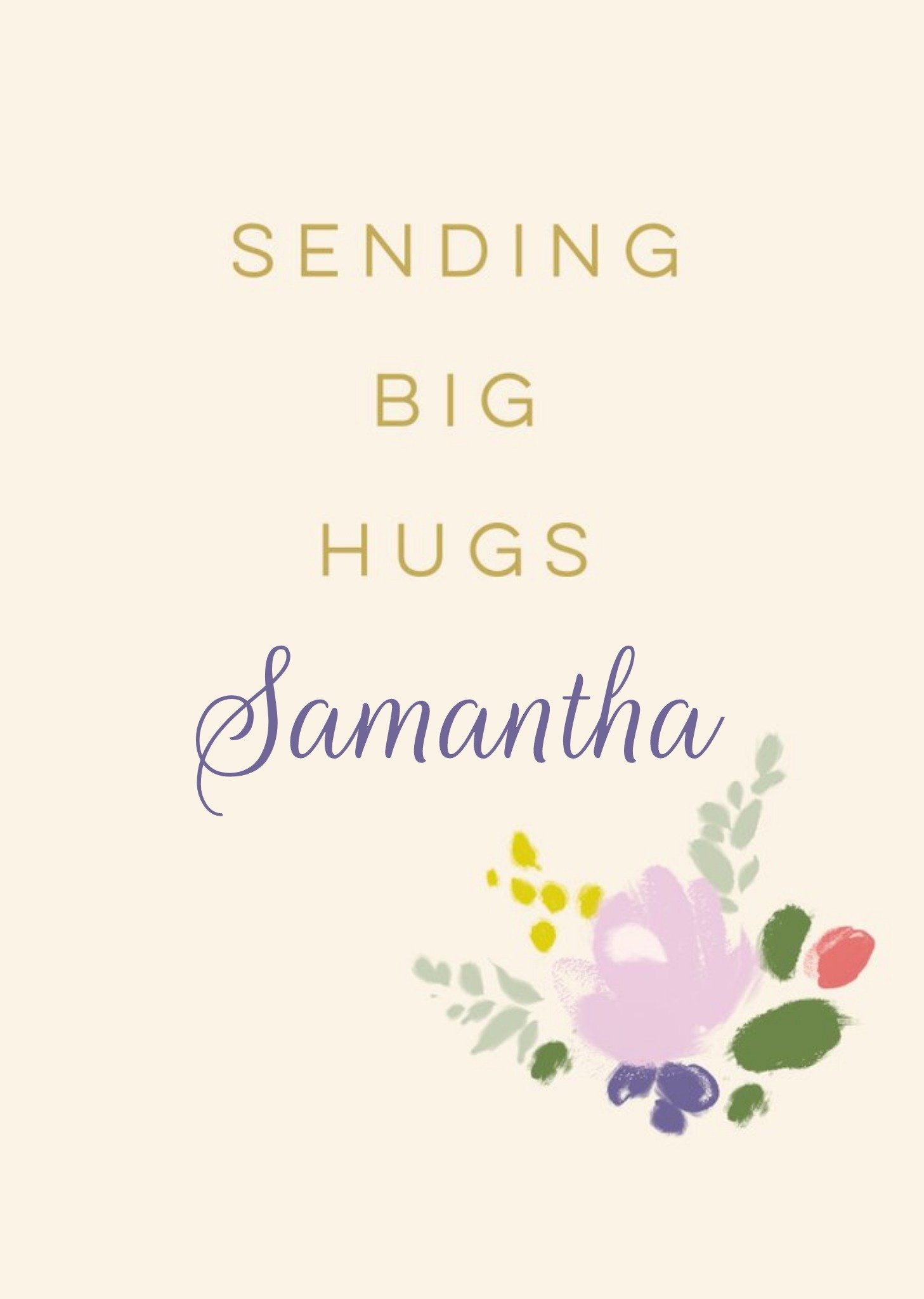 Laura Darrington Sending Big Hugs Card Ecard