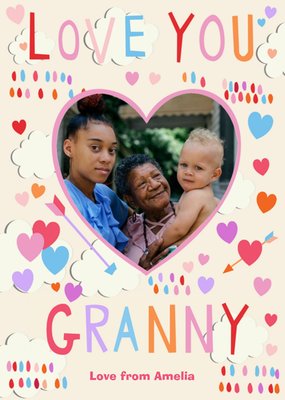 Mother's Day Card - Love you Granny - Photo Upload