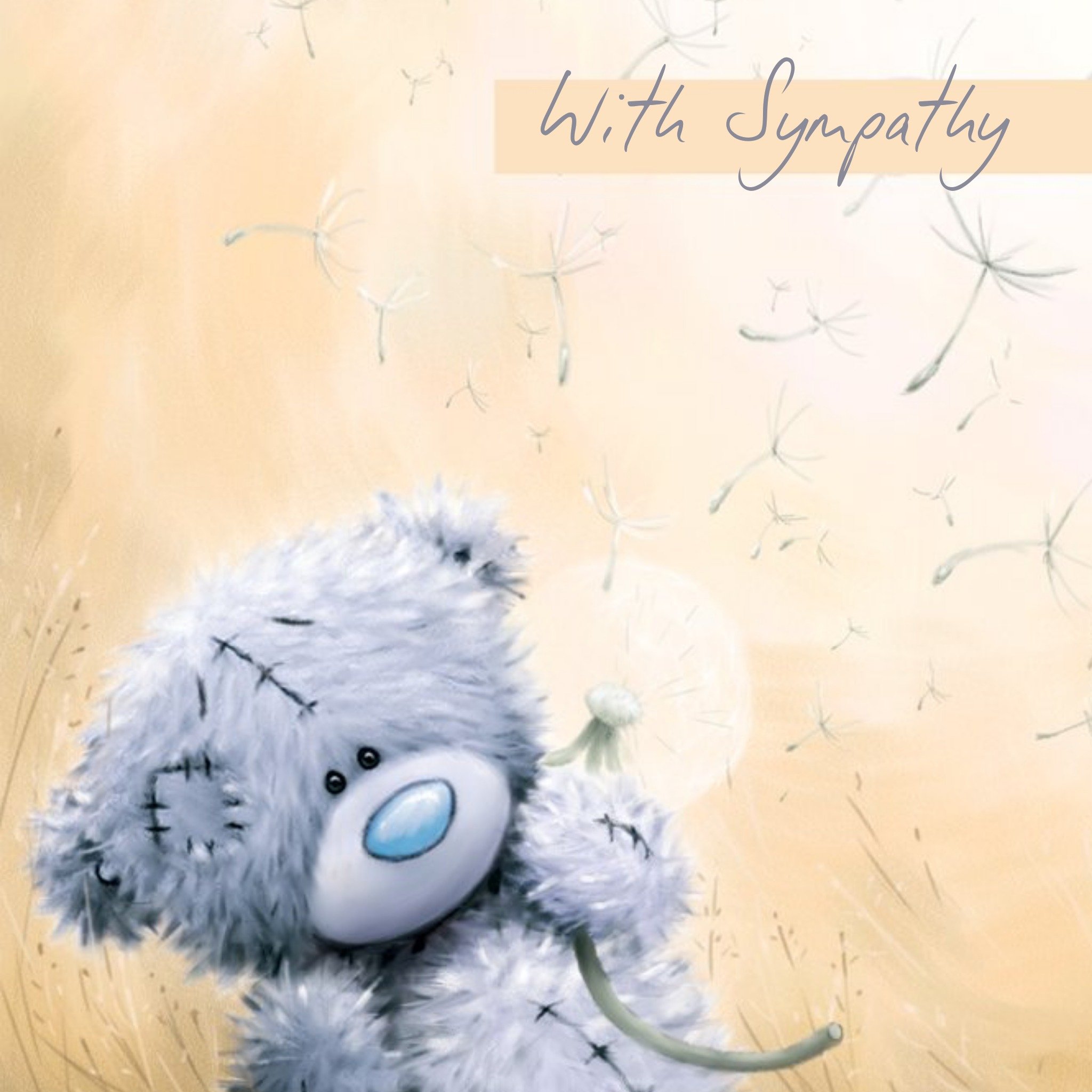 Me To You Tatty Teddy With Sympathy Card, Square