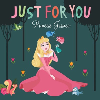 Disney Princess Aurora Personalised Card