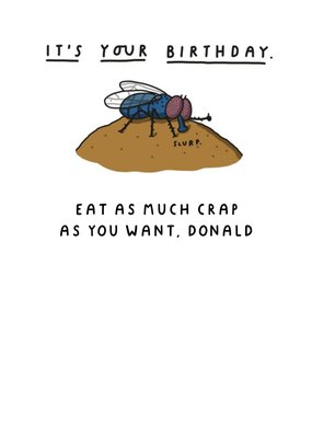 Mungo And Shoddy Funny Mosquito Birthday Card