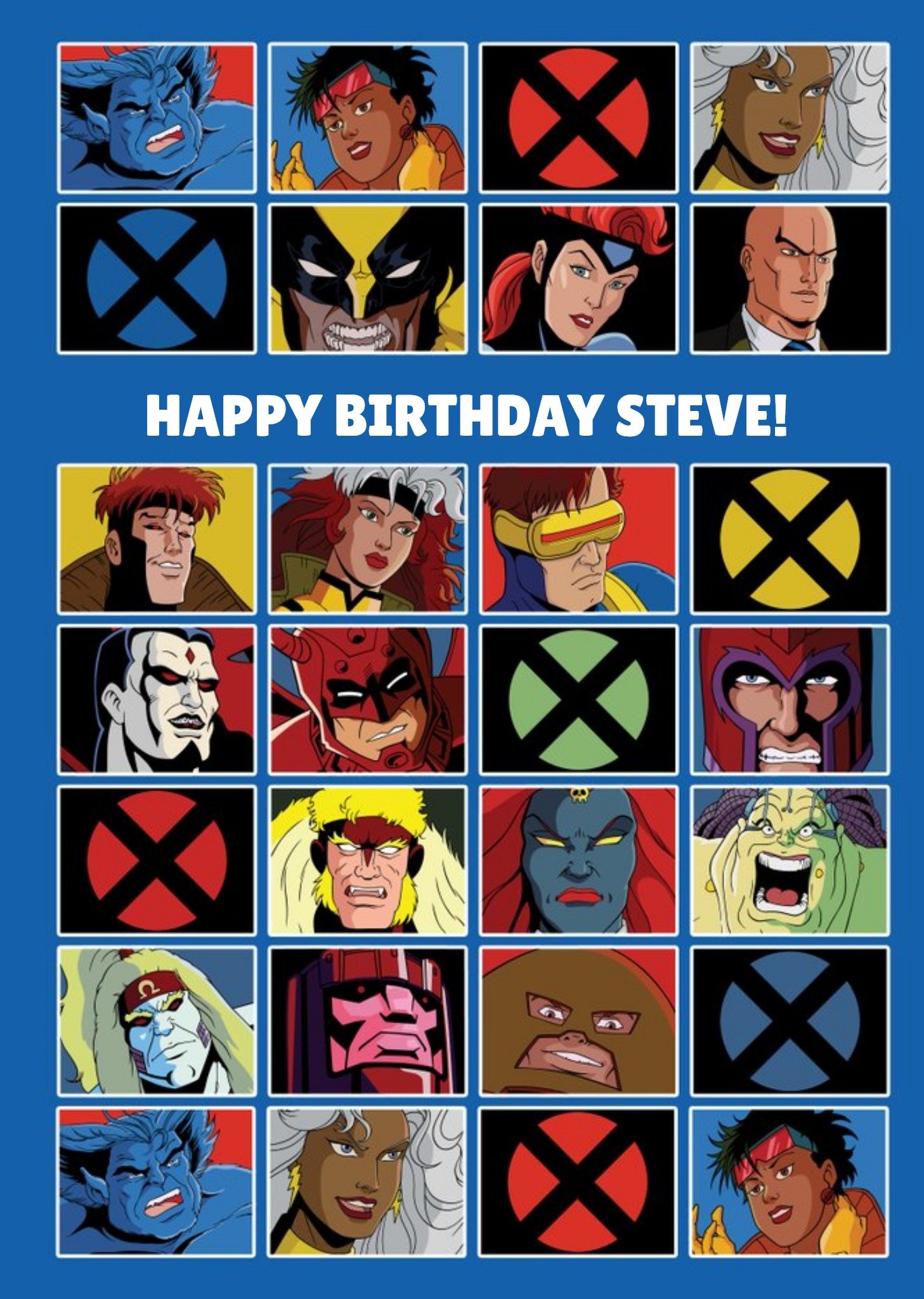 Marvel Happy Birthday Thumbnail Character Card, Large