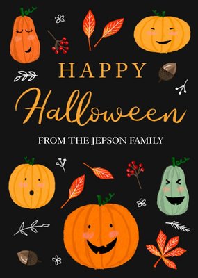 Boo To You Pumpkin Halloween Card