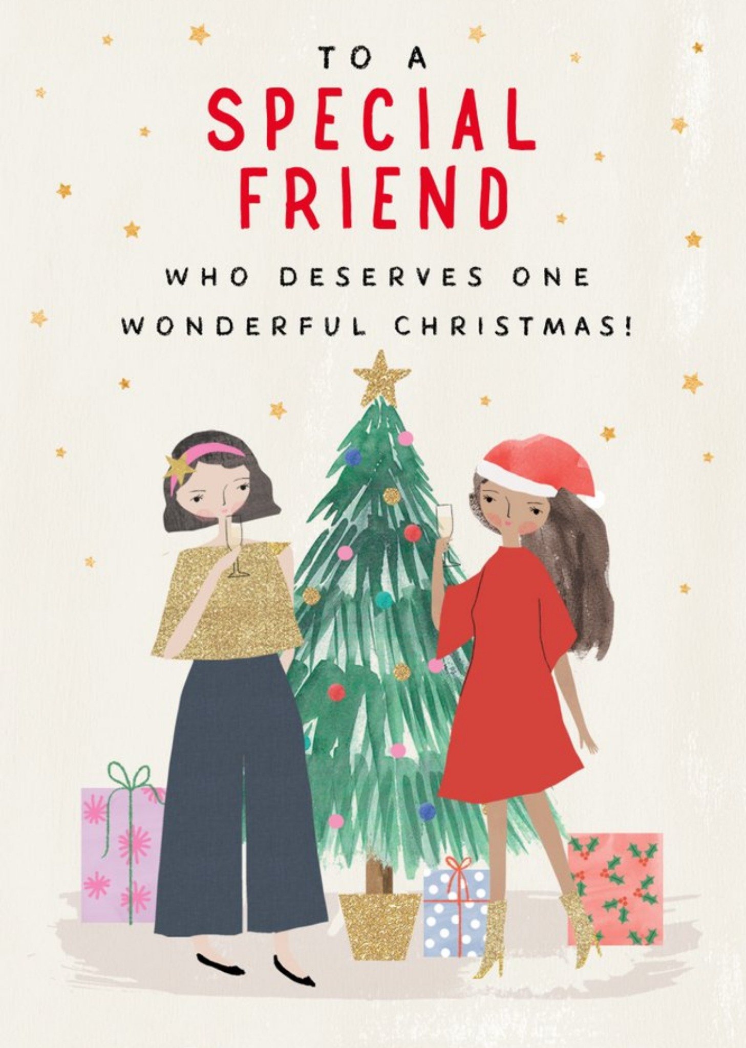Moonpig To A Special Friend Who Deserves One Wonderful Christmas Card Ecard