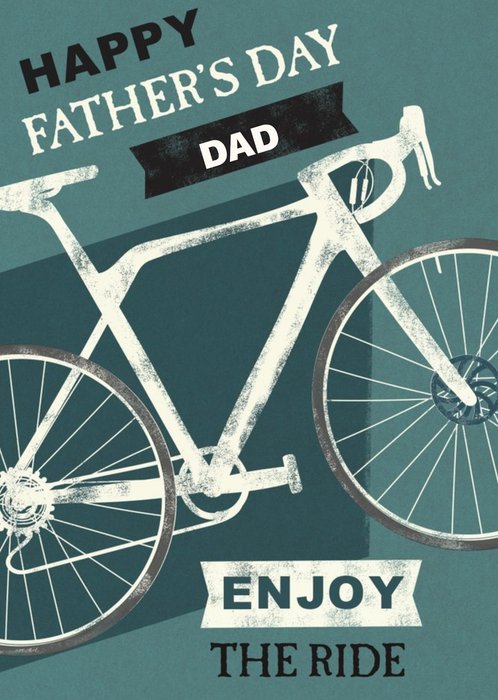 Father's Day card - cycling - Enjoy the ride