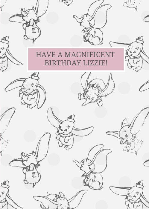 Disney Dumbo Magnificent Birthday Card
