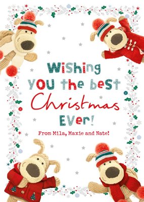 Boofle Wish You Best Christmas Ever Card