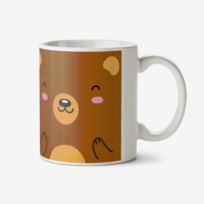 Cute Bear Graphic Illustration Birthday Mug