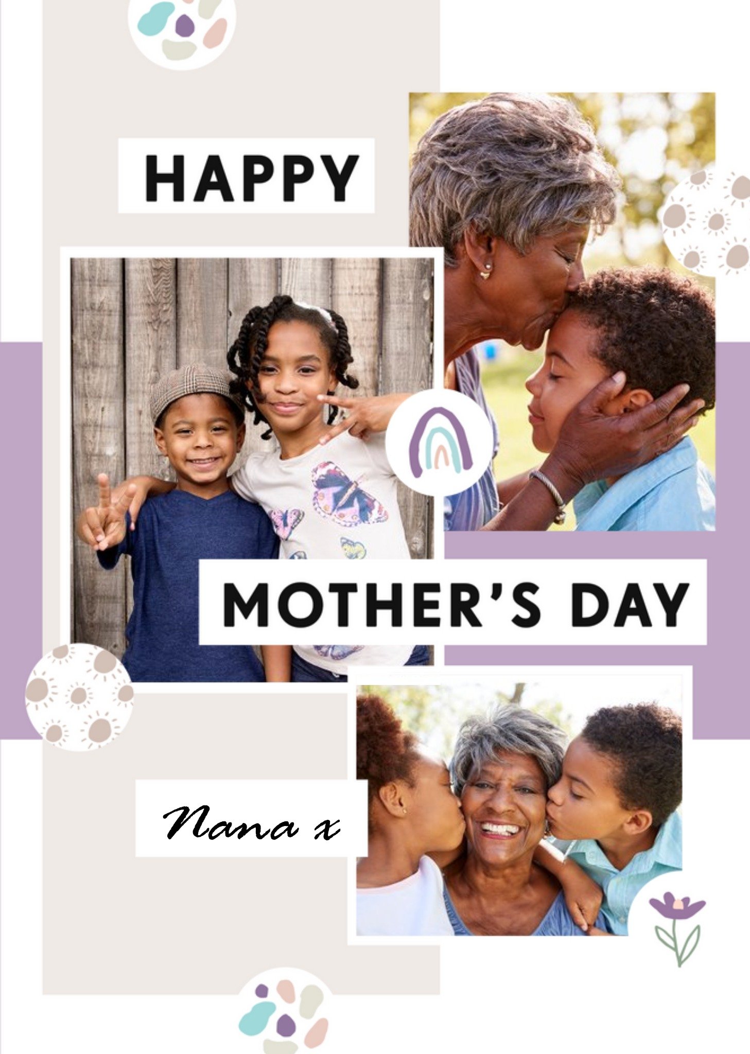 Cute Photo Upload Mother's Day Card For Nana X Ecard