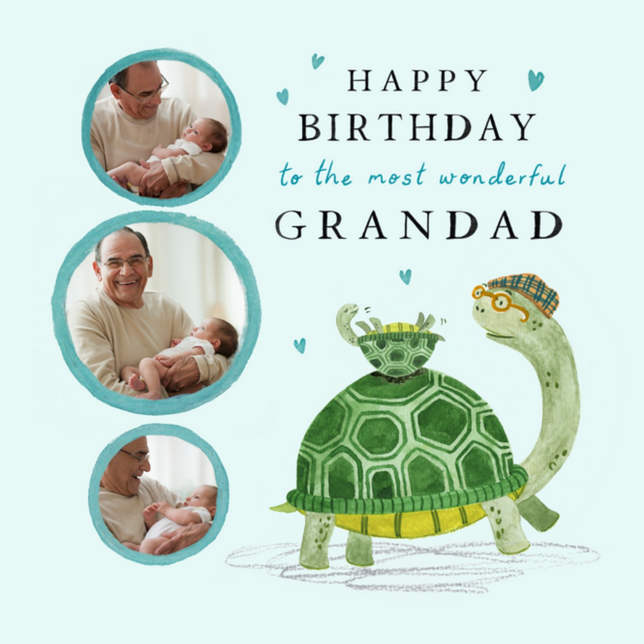 Grandad's Photo Upload Birthday Card, Square